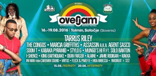 Overjam Reggae Festival program banner aktualen Junij 2016